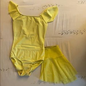 Eleve Dancewear Ellen Leotard in Lemon